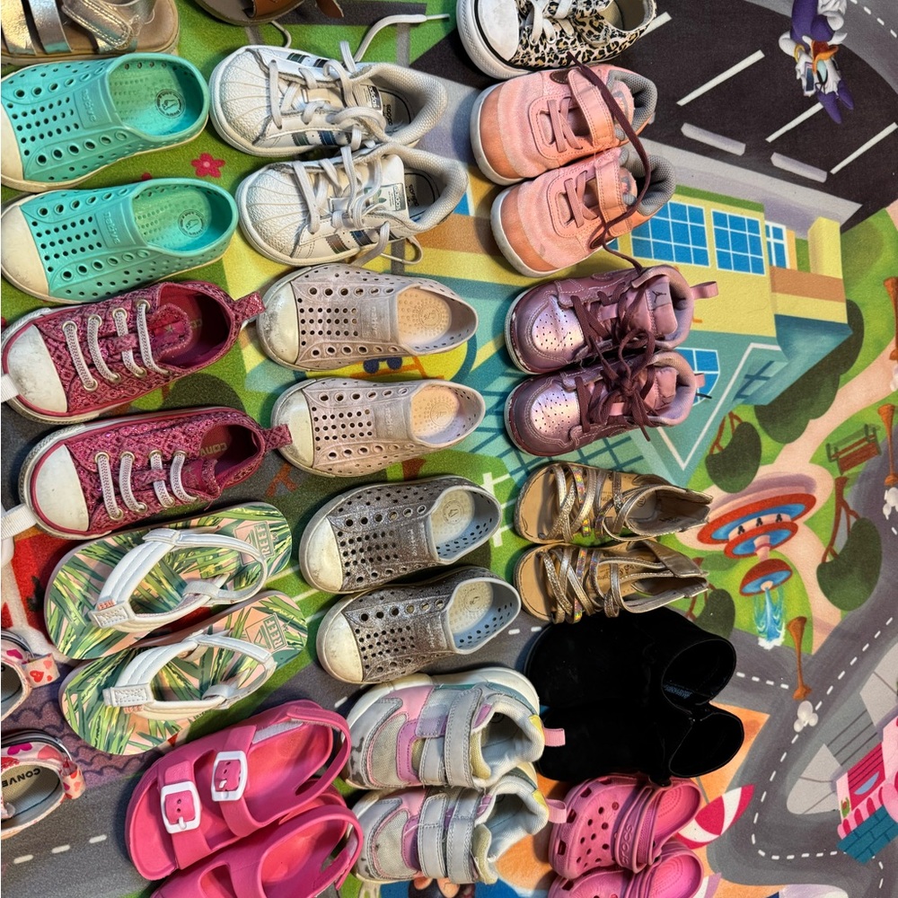 Toddler shoe purge